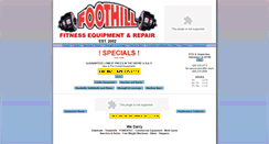 Desktop Screenshot of foothillfitness.com
